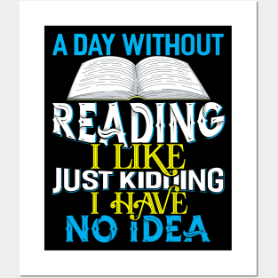 Reading I like just Kiding Posters and Art